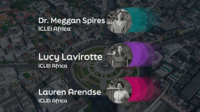 A banner image featuring the article's three contributing authors, Dr Meggan Spires, Lucy Lavirotte and Lauren Arendse.